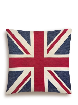 Декоративные наволочки / Машины, карты, гербы, замки из гобелена - Англия винтаж Флаг Наволочка 45х45 см 2407905