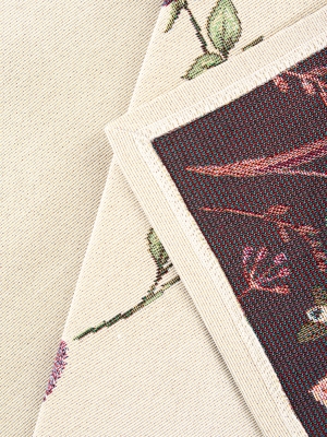 Испанский текстиль / Ласточки из гобелена - Ласточки Салфетка 100х100 см 00953