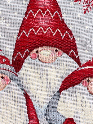 Новогодние товары для дома / Испанская новогодняя коллекция / Три гнома из гобелена - Три гнома Наволочка 45х45 см 2101570