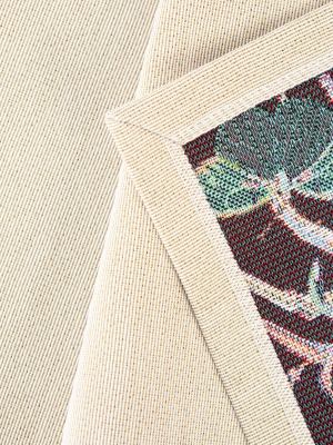 Испанский текстиль / Тифани из гобелена - Тифани белый фон Салфетка 44х140 см 03583