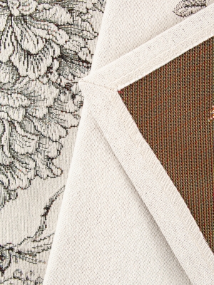 Всесезонная коллекция текстиля Basic / Туаль из гобелена - Туаль бабочки Салфетка 44х140 см 06974