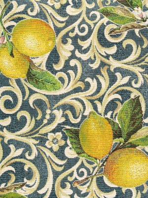 Всесезонная коллекция текстиля Basic / Лимоны в вазе из гобелена - Лимоны в вазе Наволочка 45х45 см односторонняя 05719