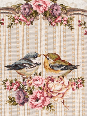 Всесезонная коллекция текстиля Basic / Певчие птички из гобелена - Певчие птички Наволочка 45х45 см 06133