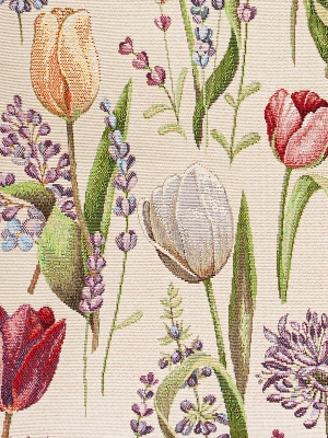 Всесезонная коллекция текстиля Basic / Тюльпаны моей любимой светлый фон из гобелена - Тюльпаны моей любимой светлый фон Наволочка 45х45 см Н/Р 06862