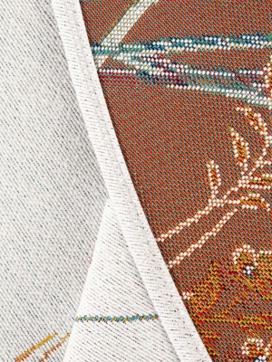 Всесезонная коллекция текстиля Basic / Колоски из гобелена - Колоски Скатерть круг д140 см 07830