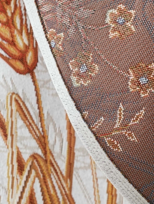 Всесезонная коллекция текстиля Basic / Колоски из гобелена - Ржаное поле Скатерть круг д140 см 07871