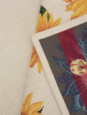 Всесезонная коллекция текстиля Basic / Подсолнухи из гобелена - Подсолнухи Салфетка 100х100 см 2301469