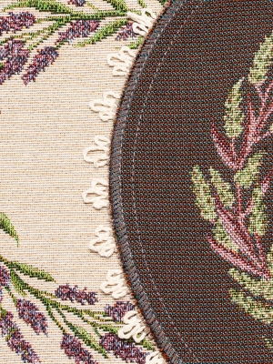 Всесезонная коллекция текстиля Basic / Птичьи разговоры из гобелена - Птичьи разговоры Комплект салфеток 2шт д27 см 2шт 2310859
