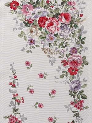 Испанский текстиль / Принцесса цветов из гобелена - Принцесса цветов Салфетка 35х100 см 2357