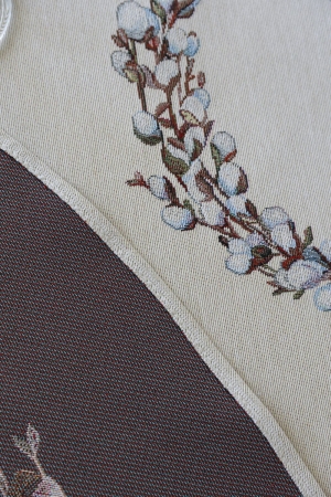 Всесезонная коллекция текстиля Basic / Верба из гобелена - Верба Скатерть круг д160 см 239526