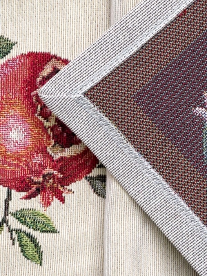 Всесезонная коллекция текстиля Basic / Гранаты New из гобелена - Гранаты Салфетка 44х140 см 2412691 б/л New