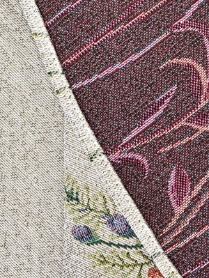 Всесезонная коллекция текстиля Basic / Даника New из гобелена - Даника клевер фон Скатерть овал 140х180 см б/л 2412712 New