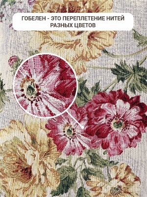 Всесезонная коллекция текстиля Basic / Глоксия из гобелена - Глоксия Скатерть овал 140х180 см Н/Р 2413124
