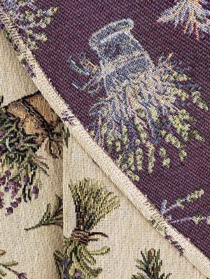Всесезонная коллекция текстиля Basic / Лаванда из гобелена - Лаванда Скатерть круглая д180 см н/р 7507
